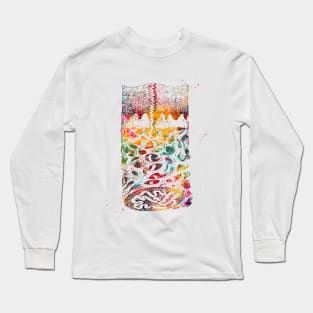 Vertical section of the skin Long Sleeve T-Shirt